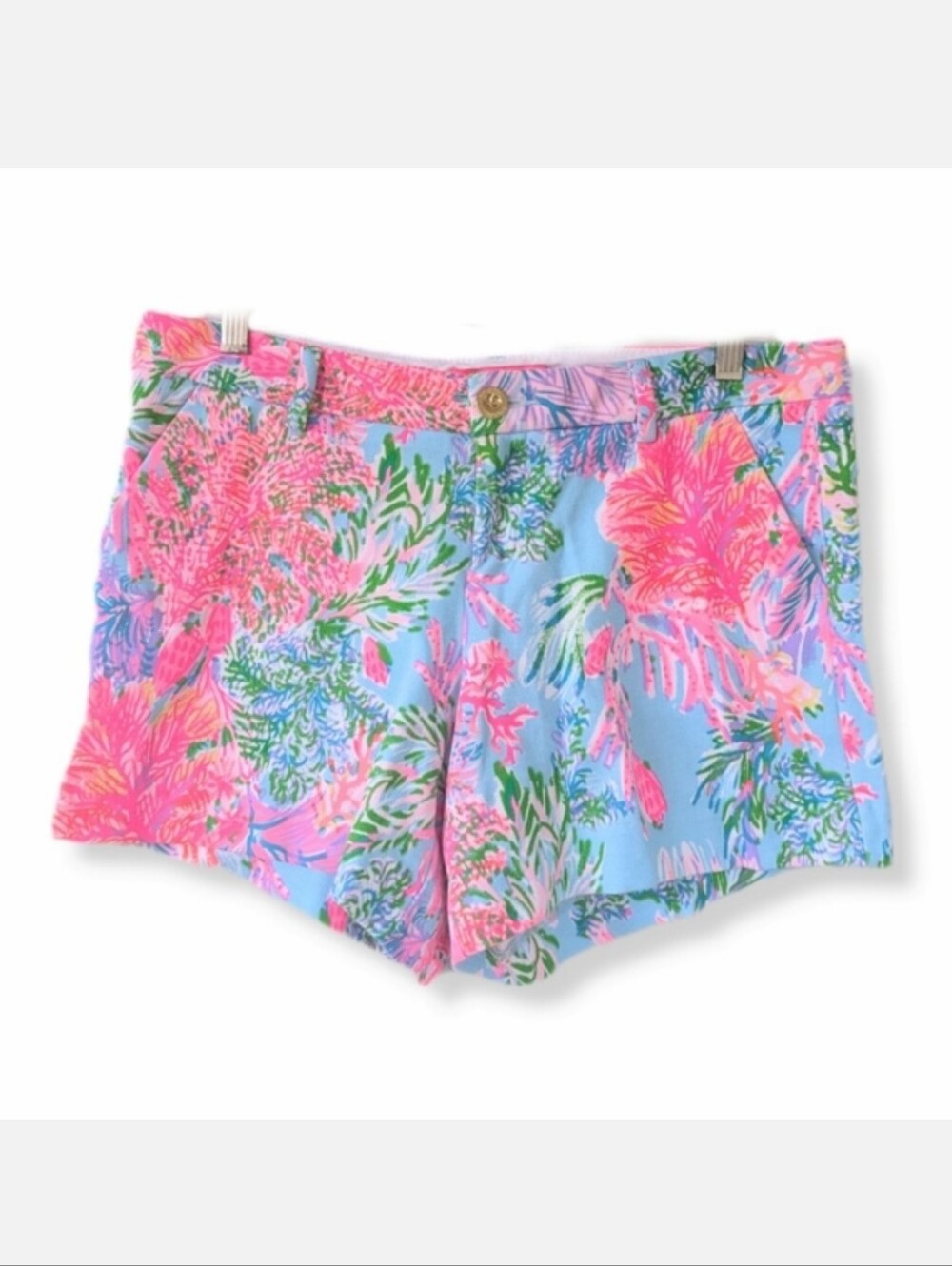 NWT Lilly Pulitzer Women's Celestial Blue Cay To My Heart Callahan Shorts